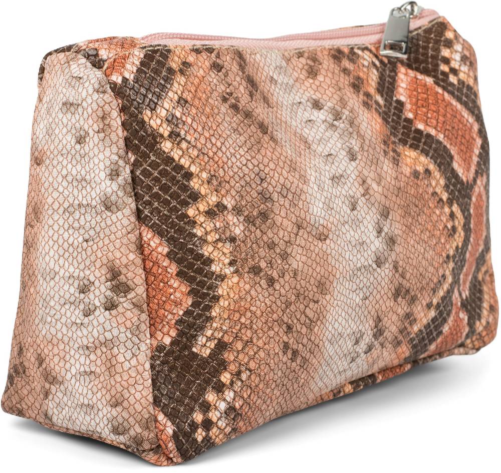 Stylebreaker Kosmetiktasche in bunter Schlangenleder Optik Hotsell