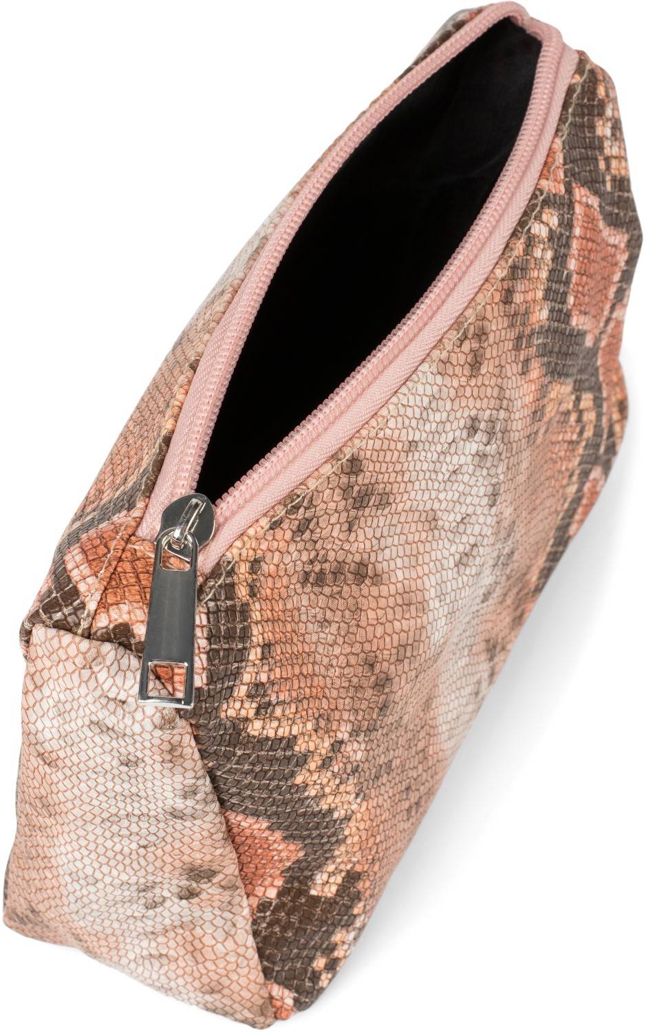 Stylebreaker Kosmetiktasche in bunter Schlangenleder Optik Hotsell