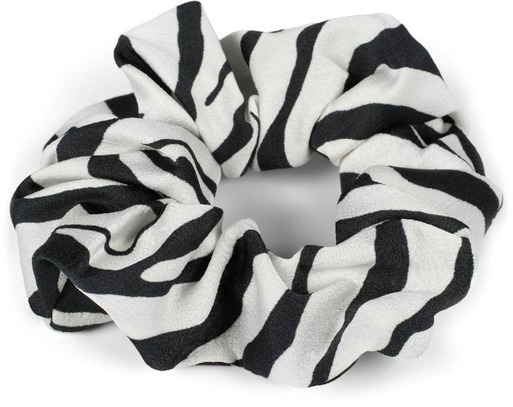 Stylebreaker Scrunchie Haargummi Zebra Muster Kostenloser Versand