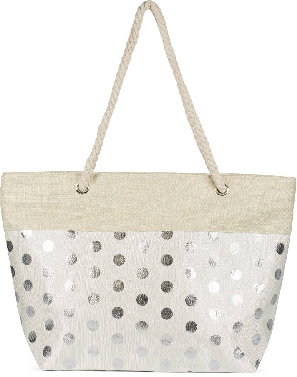 Stylebreaker Strandtasche mit metallic Punkte Rabatt
