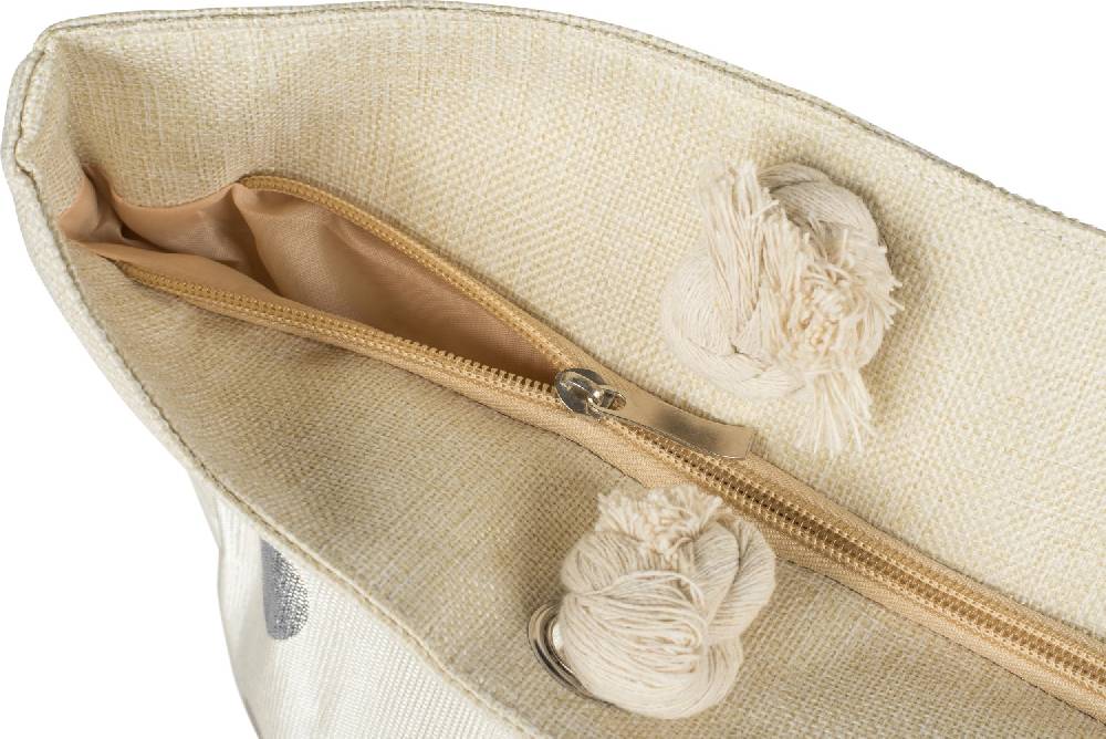 Stylebreaker Strandtasche mit metallic Punkte Rabatt