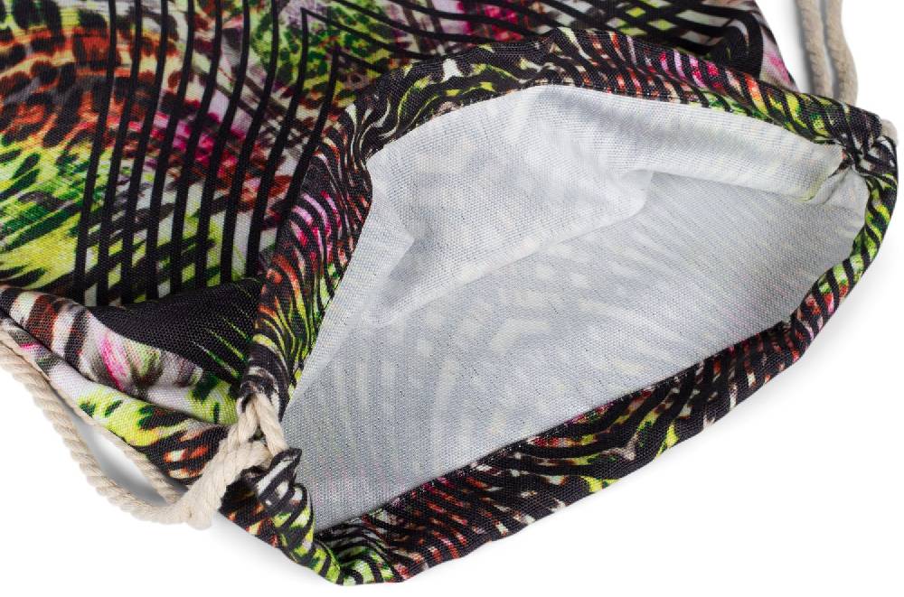 Stylebreaker Turnbeutel Dschungel Print Versandkostenfrei