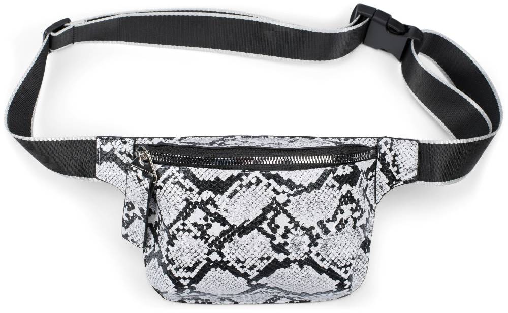Stylebreaker Bauchtasche mit Schlangen Muster, Gürteltasche Flash Sale