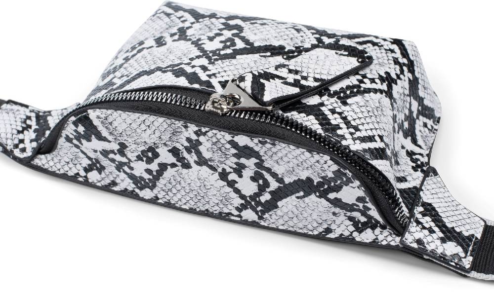 Stylebreaker Bauchtasche mit Schlangen Muster, Gürteltasche Flash Sale