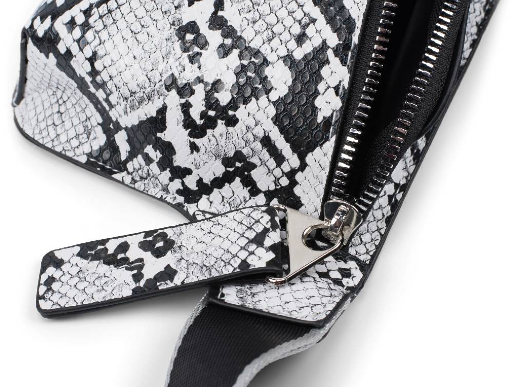 Stylebreaker Bauchtasche mit Schlangen Muster, Gürteltasche Flash Sale