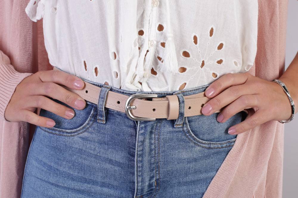 Stylebreaker Leder Gürtel Azteken Muster Geprägt Cyber Monday