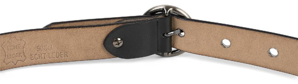 Stylebreaker Leder Gürtel mit Lochnieten Valentinstagsangebot