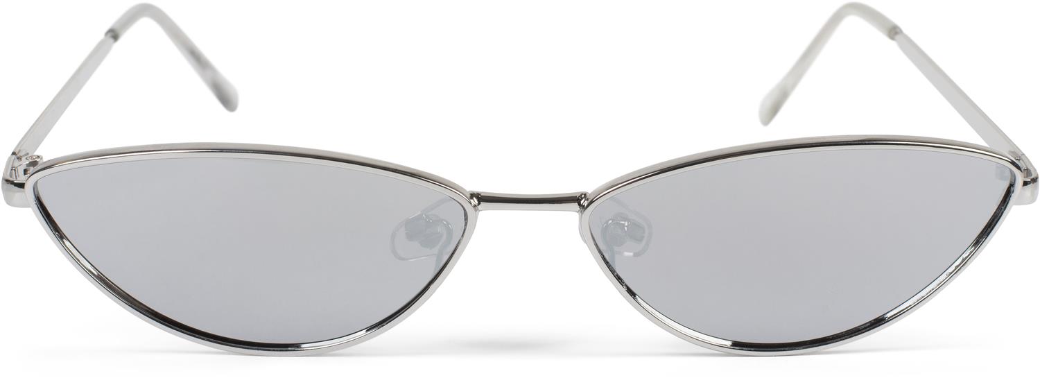 Stylebreaker Schmale Cateye Sonnenbrille mit Metallrahmen Große Rabatte