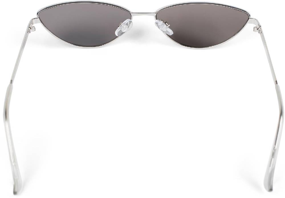 Stylebreaker Schmale Cateye Sonnenbrille mit Metallrahmen Große Rabatte