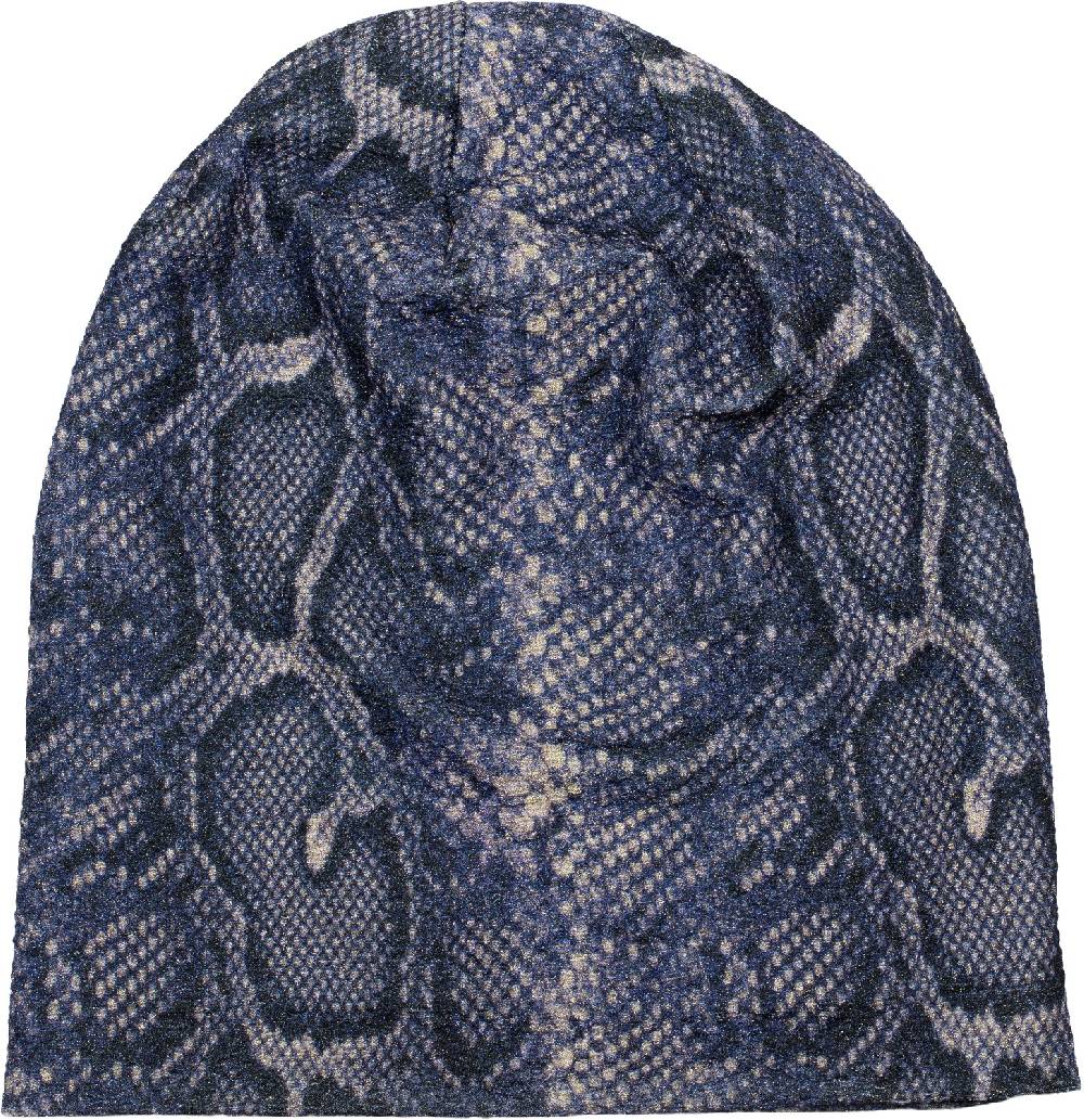 Stylebreaker Beanie Mütze Glitzer Schlangen Muster Bestseller