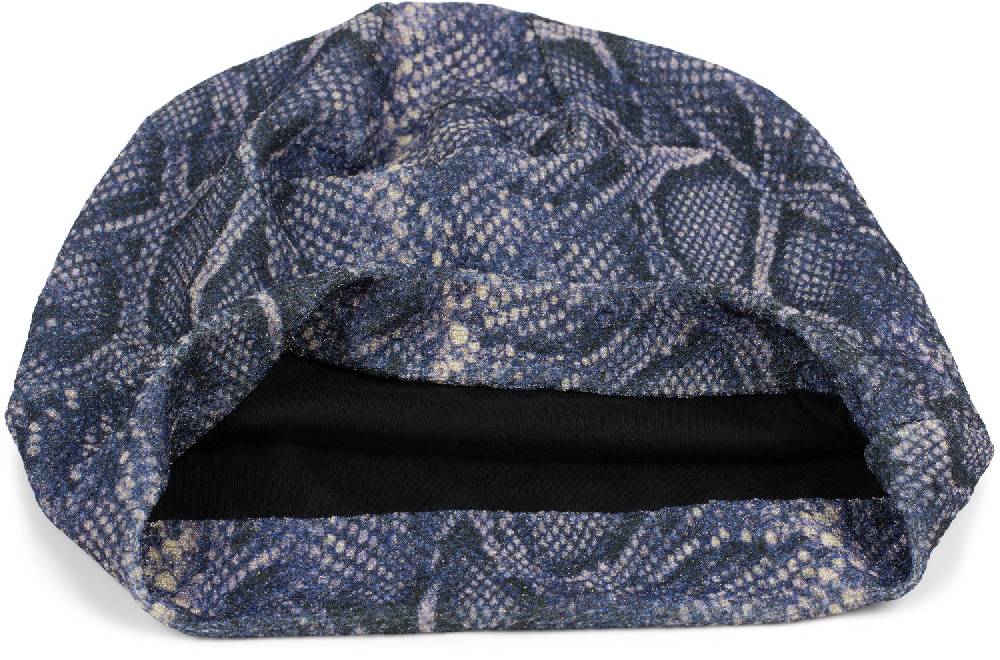 Stylebreaker Beanie Mütze Glitzer Schlangen Muster Bestseller