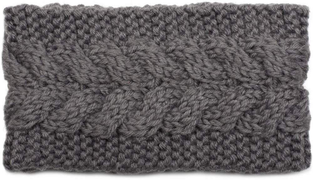 Stylebreaker Grobstrick Stirnband mit Zopfmuster Kauf eins, bekomm eins gratis