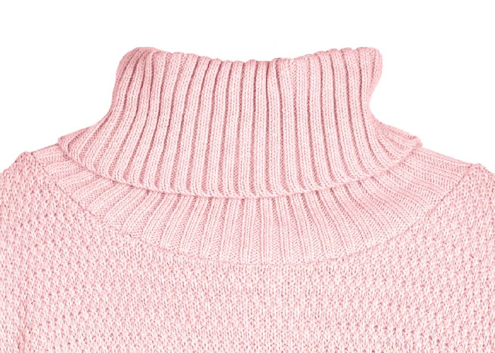Stylebreaker Oversize Strickpullover mit Perlmuster und Rollkragen Sonderangebote