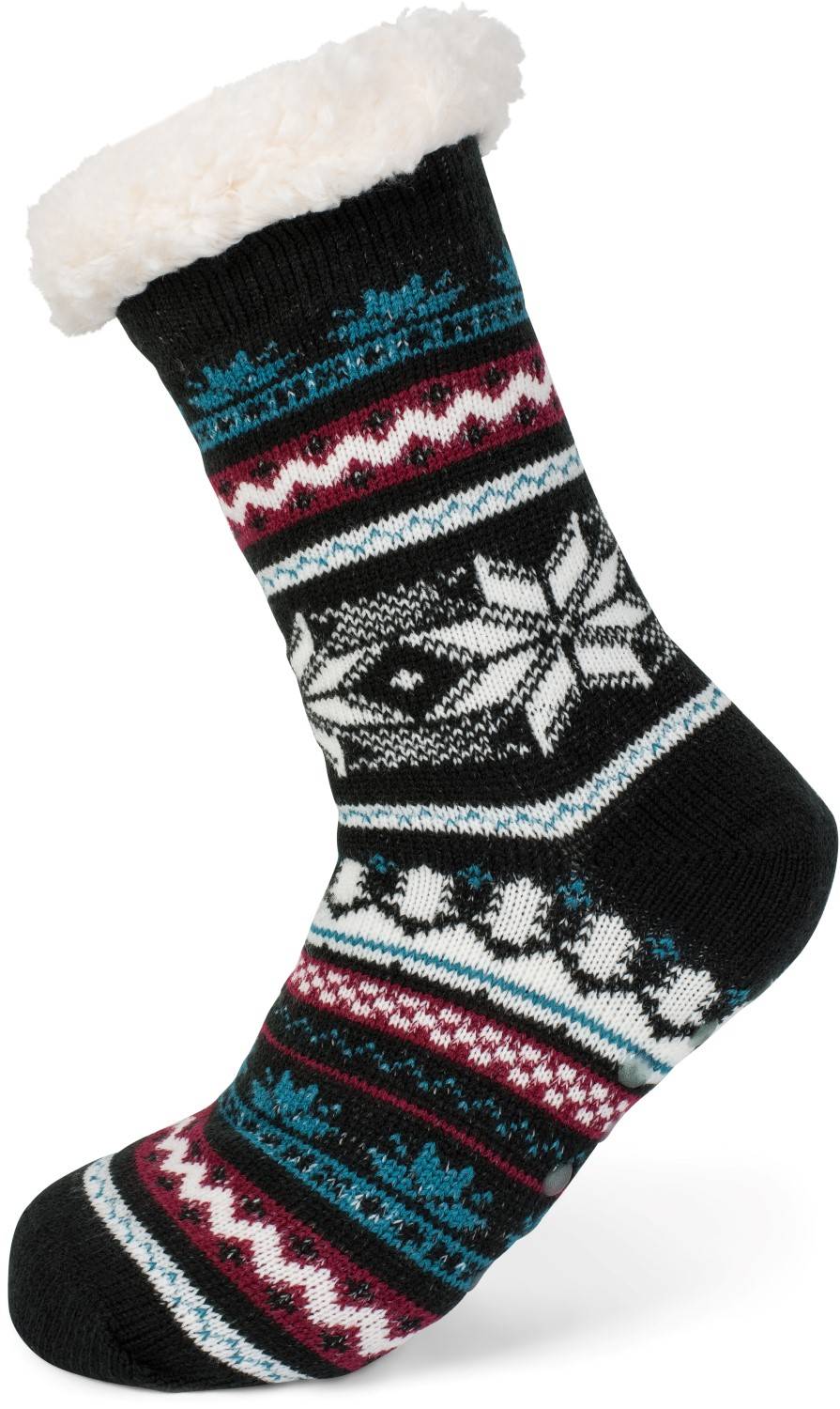 Stylebreaker ABS Kuschelsocken mit Norweger Muster Mix Riesige Ersparnisse