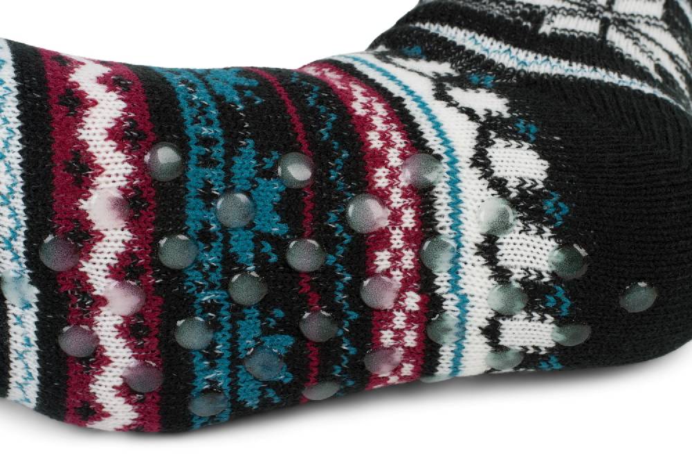 Stylebreaker ABS Kuschelsocken mit Norweger Muster Mix Riesige Ersparnisse