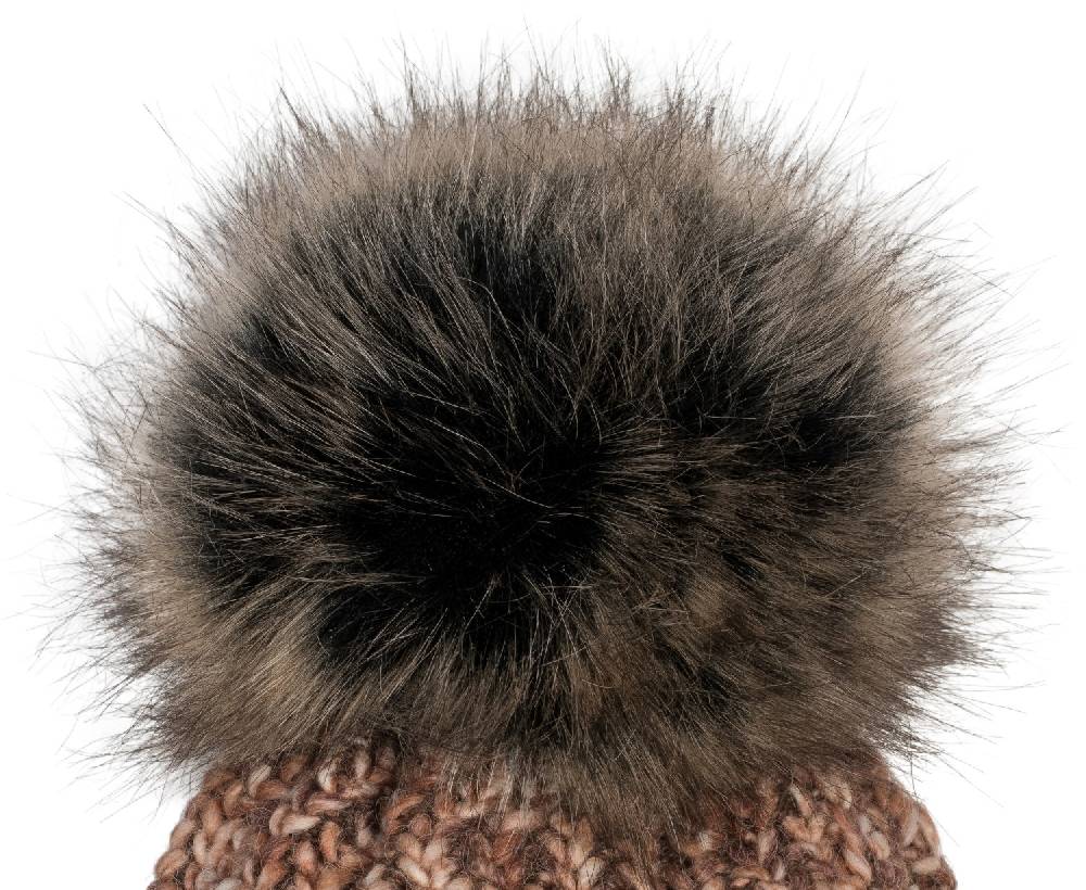 Stylebreaker Bunte Strick Bommelmütze mit Thermo-Fleece Wochenangebot