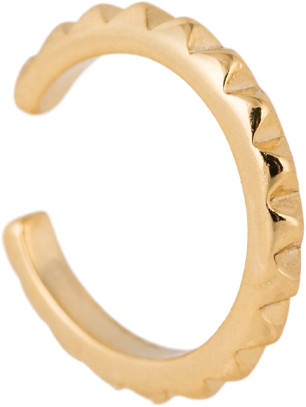 Stylebreaker Ear Cuff Klemm Ohrring mit Zacken Bis zu 50% Rabatt