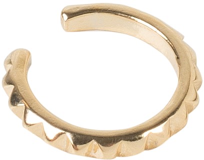 Stylebreaker Ear Cuff Klemm Ohrring mit Zacken Bis zu 50% Rabatt