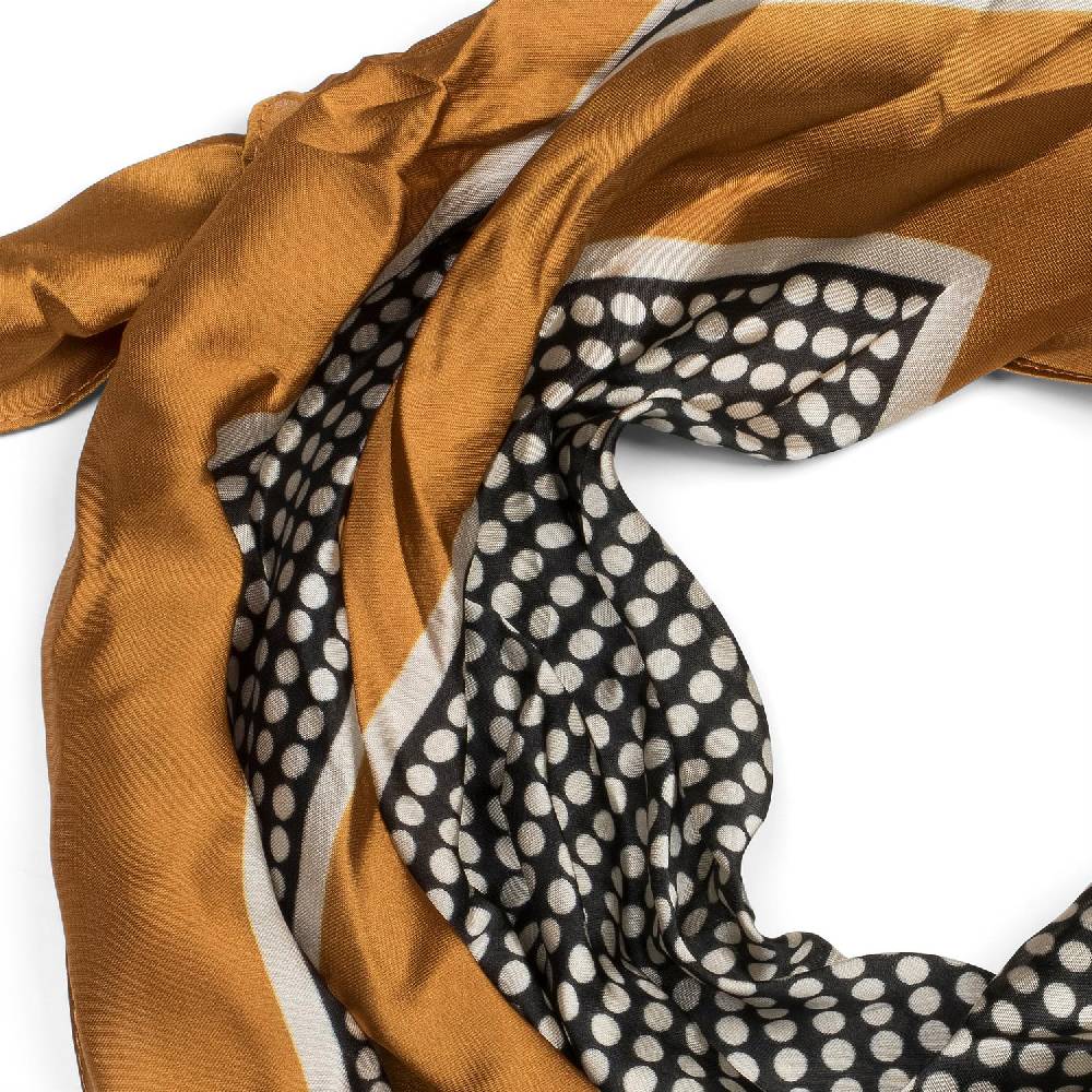 Stylebreaker Dreieckstuch mit Punkte und Farbflächen Print Sonderangebot der Fabrik