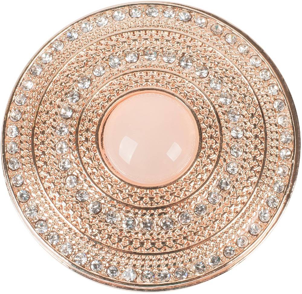 Stylebreaker Runde Magnet Brosche mit großer Perle und Strass Begrenzt auf 3 Tage