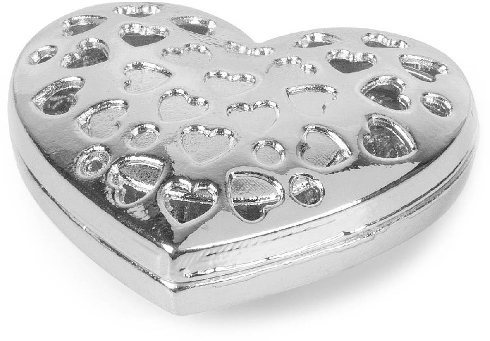 Stylebreaker Herz Magnet Brosche mit Strass Speichern exportieren