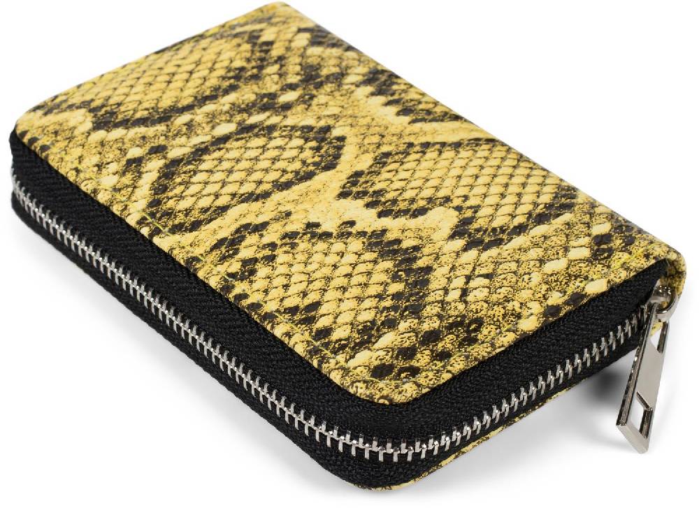 Stylebreaker Mini Geldbörse mit Schlangen Muster im Angebot