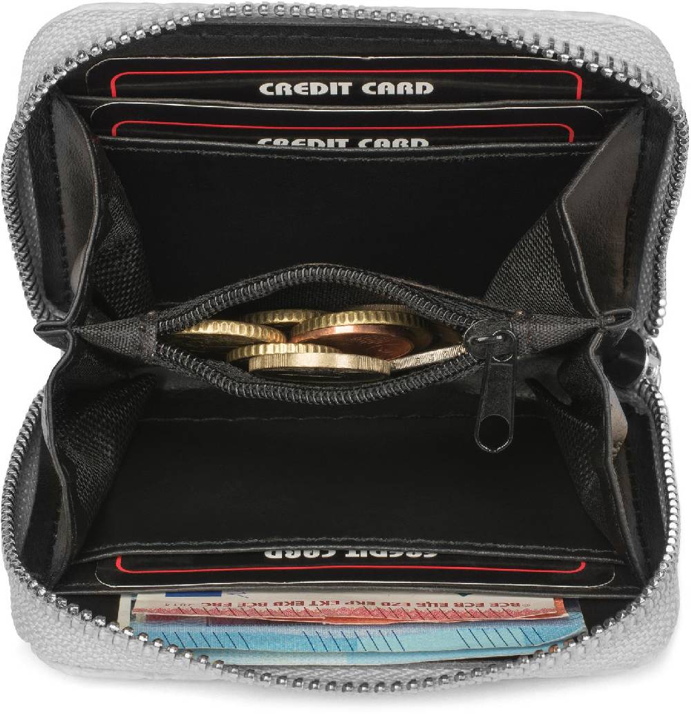 Stylebreaker Mini Geldbörse mit Schlangen Muster im Angebot