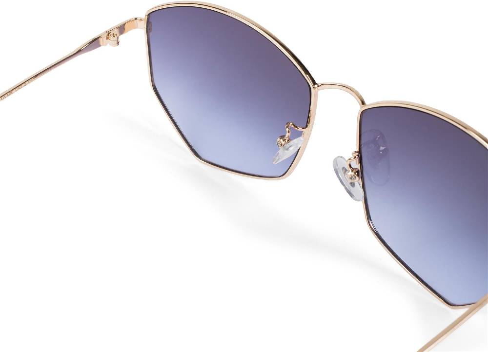 Stylebreaker Piloten Sonnenbrille mit fünfeckigen Gläsern Fabrikverkauf