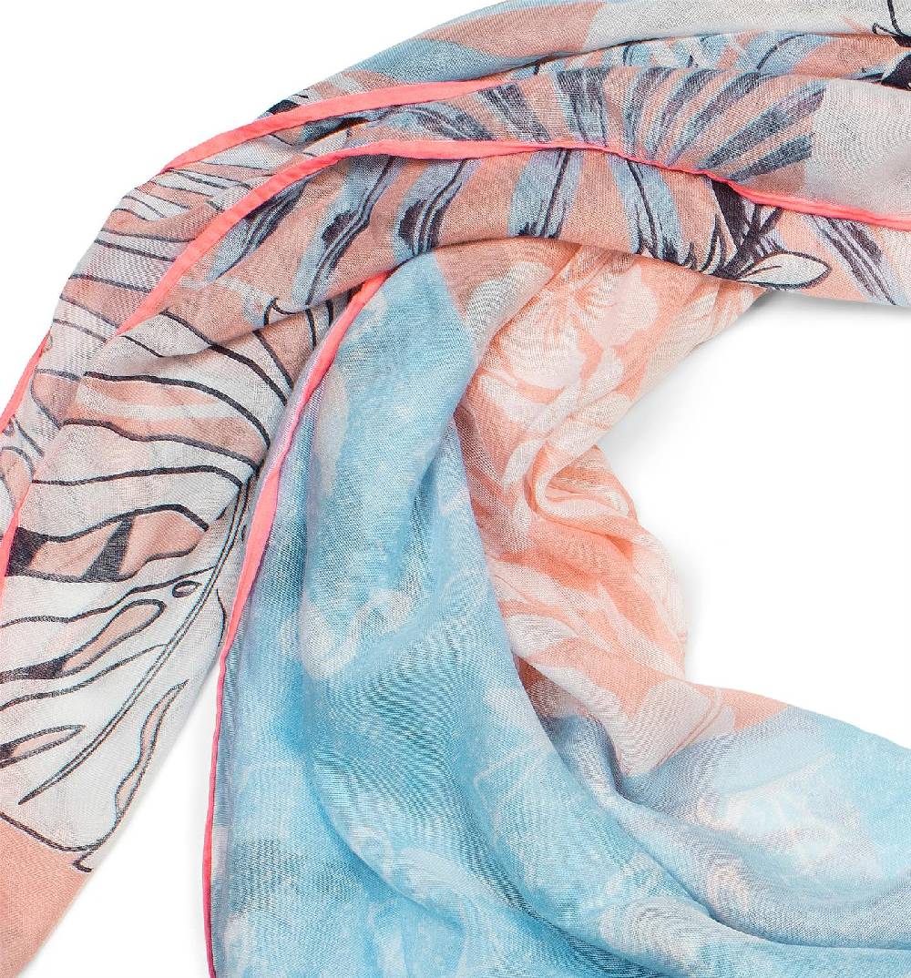 Stylebreaker Vierecktuch mit sommerlichem Mustermix und Strass Meist gekauft