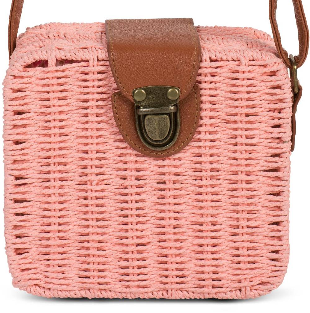 Stylebreaker Papierstroh Umhängetasche Bohemian Style Online Shopping