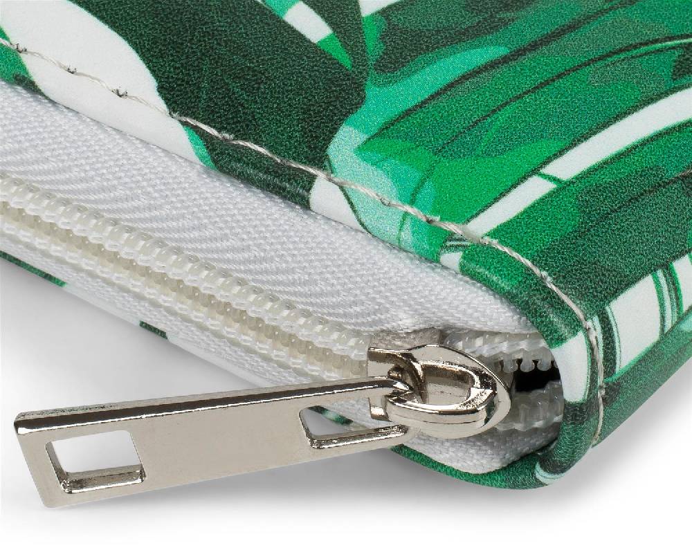Stylebreaker Mini Geldbörse mit Palmen Print Cyber Monday