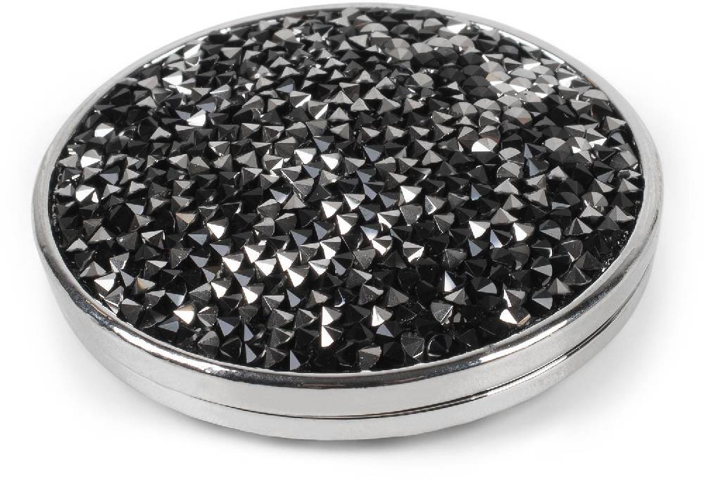 Stylebreaker Runde Magnet Brosche mit Strass Heißer Verkauf