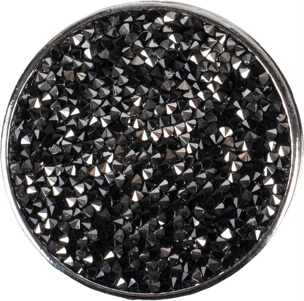 Stylebreaker Runde Magnet Brosche mit Strass Heißer Verkauf