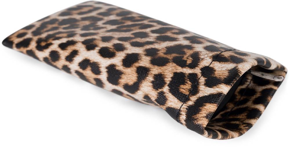 Stylebreaker Brillenetui mit Leoparden Muster und Putztuch Top Angebot