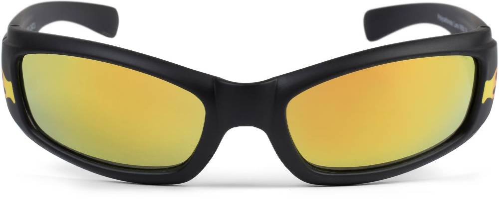 Stylebreaker Kinder Sport Sonnenbrille mit Flammen Print Blitzangebot