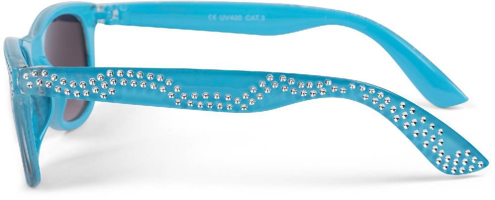 Stylebreaker Mädchen Nerd Sonnenbrille mit Strass Große Rabatte