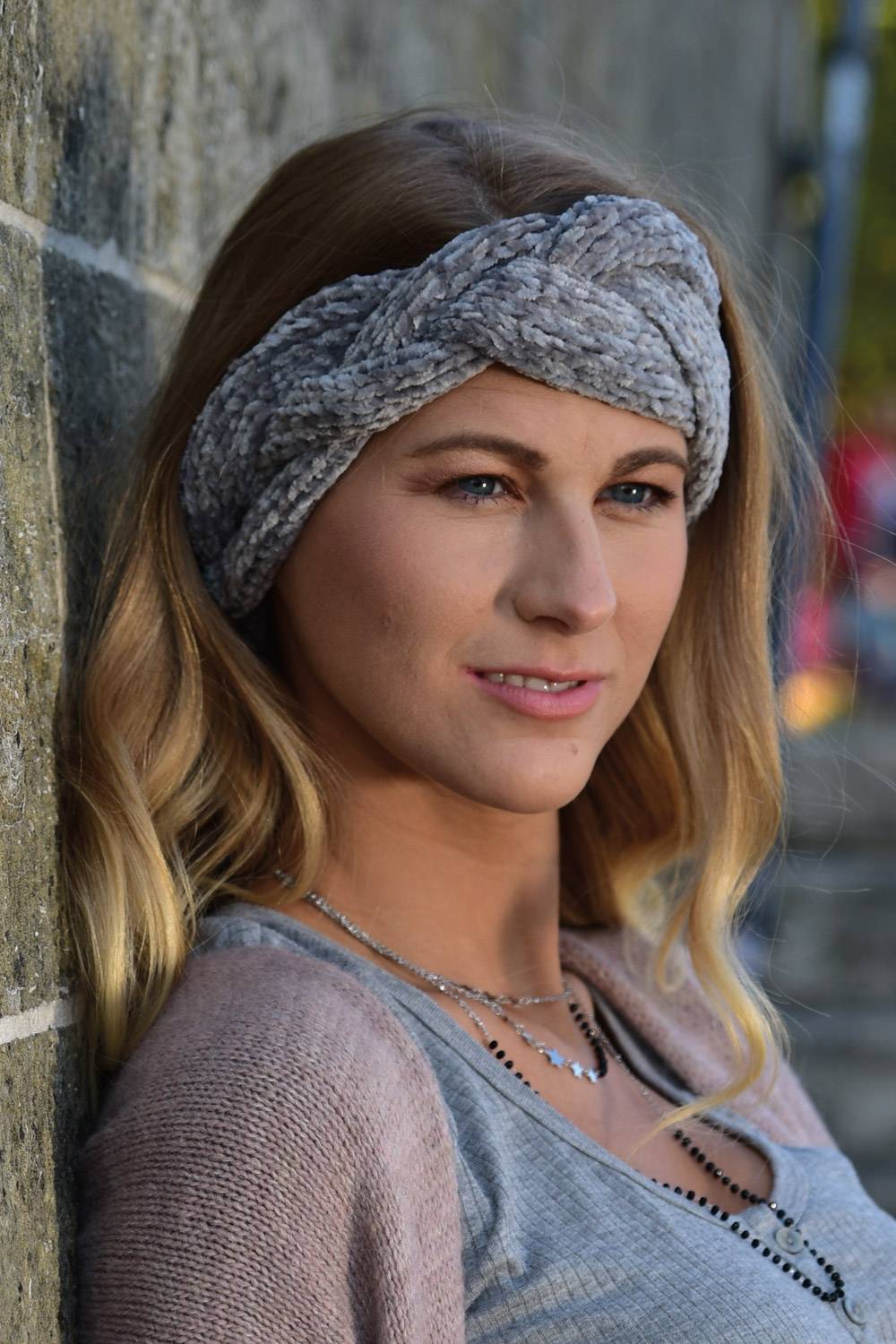 Stylebreaker Geflochtenes Strick Stirnband Chenille Optik Neueste Stile