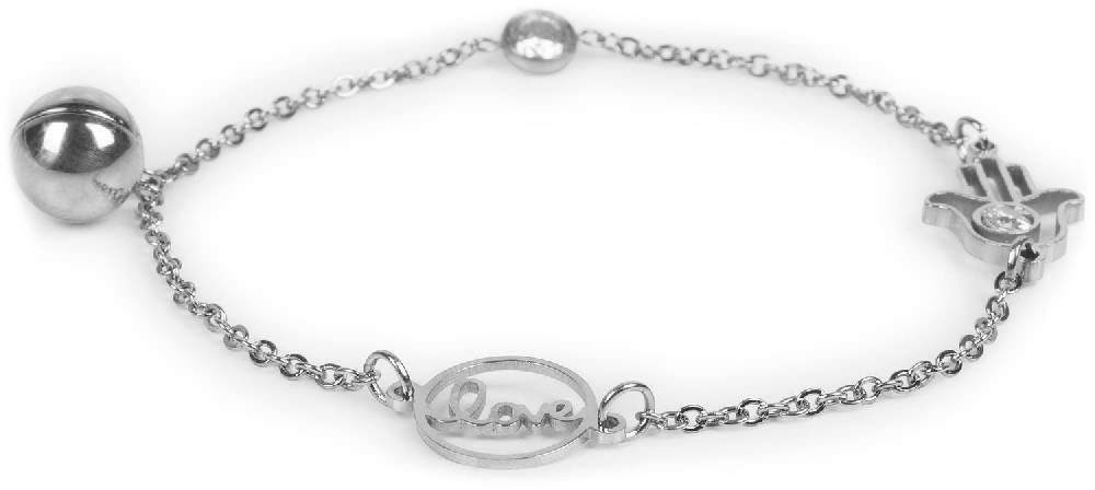 Stylebreaker Edelstahl Armkette Love - Fatimas Hand - Strass Bis zu 50% Rabatt