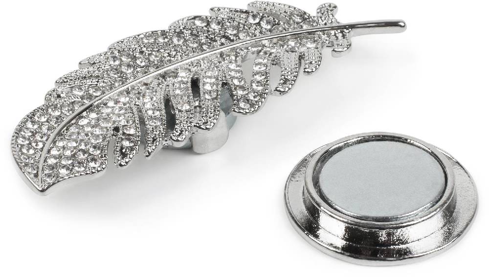 Stylebreaker Magnet Brosche Feder mit Strass Bis zu 65% Rabatt