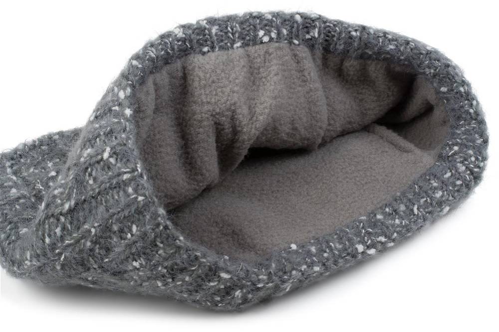 Stylebreaker Breites Strick Stirnband Zopfmuster Fleece Nur für heute