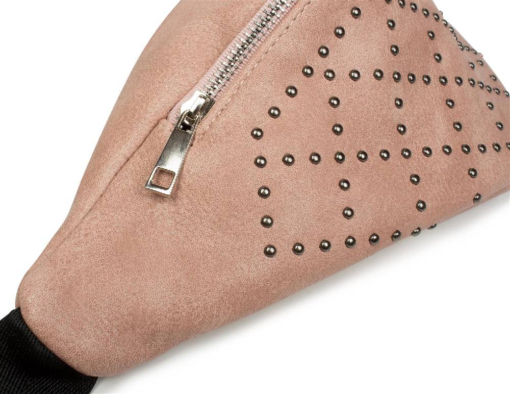 Stylebreaker Bauchtasche Kugelnieten Raute, Gürteltasche Fabrikladen