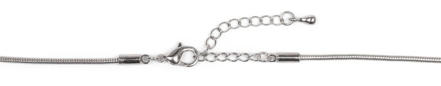 Stylebreaker Halskette mit rundem Strass Anhänger Rabatte dieses Monats