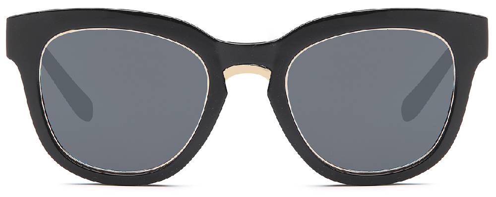 Stylebreaker Nerd Sonnenbrille mit Kunststoff Metall Rahmen Kostenloser Versand