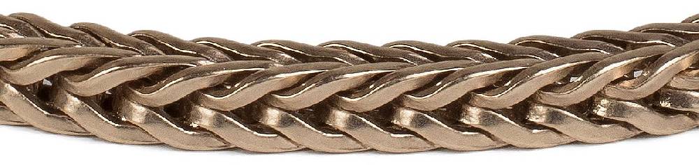 Stylebreaker Schmales Armband Zopfkette mit Magnetverschluss Limitierter Zeitrabatt