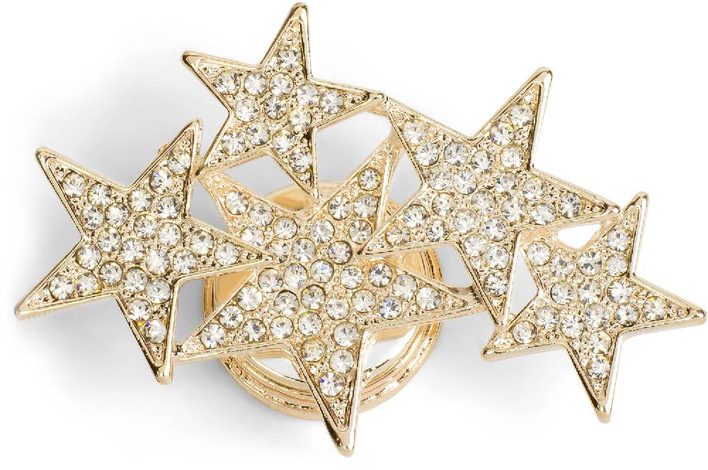 Stylebreaker Magnet Brosche mit Sternen und Strass Günstig kaufen