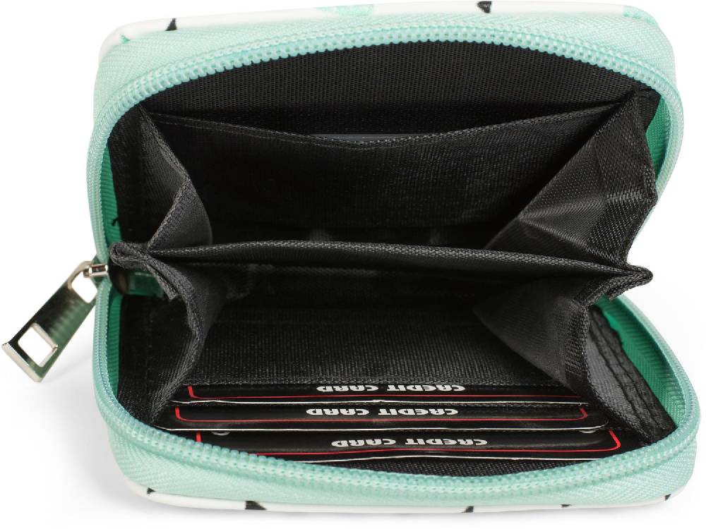 Stylebreaker Mini Geldbörse mit Kaktus Muster Exklusivangebot