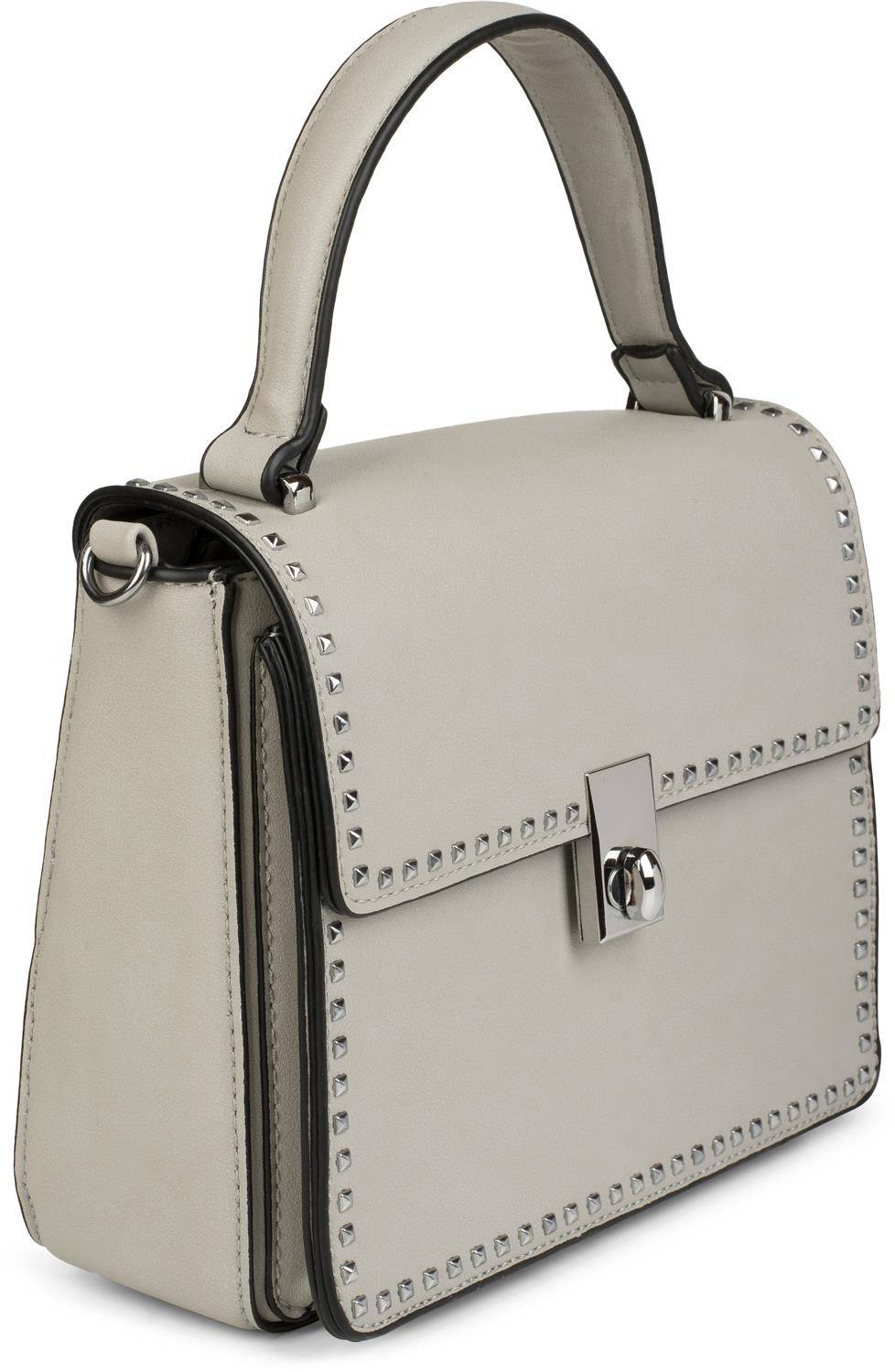 Stylebreaker Satchel Henkeltasche mit Pyramiden Nieten Cyber Monday