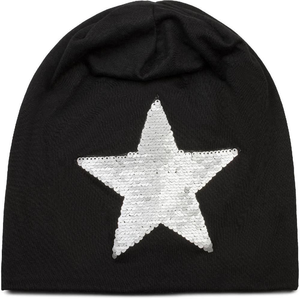 Stylebreaker Beanie mit Wendepailletten Stern Vatertagsangebot
