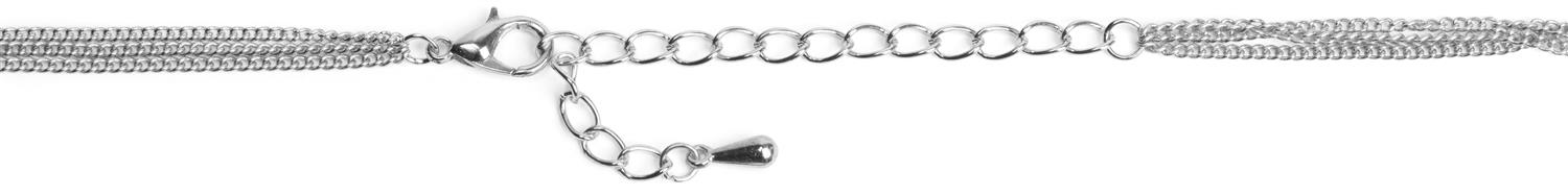 Stylebreaker Layerhalskette mit gebogenen Schmuckelementen Zeitlich begrenztes Angebot