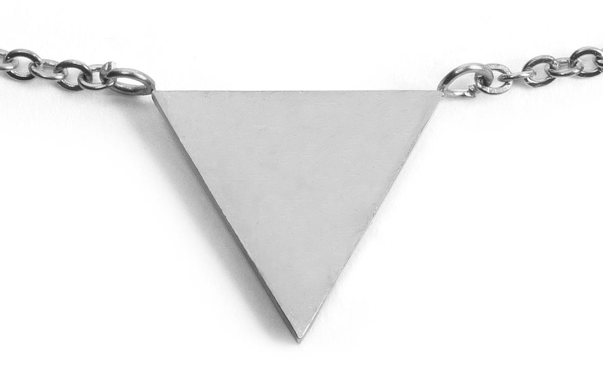 Stylebreaker Edelstahl Armkette mit Dreieck Große Rabatte